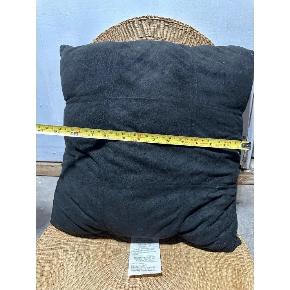 Black Throw Pillow